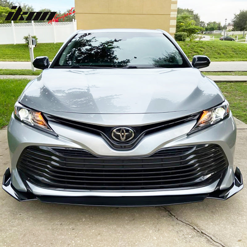 Universal 62"-66" A Style Front Bumper Lip ABS 3PC