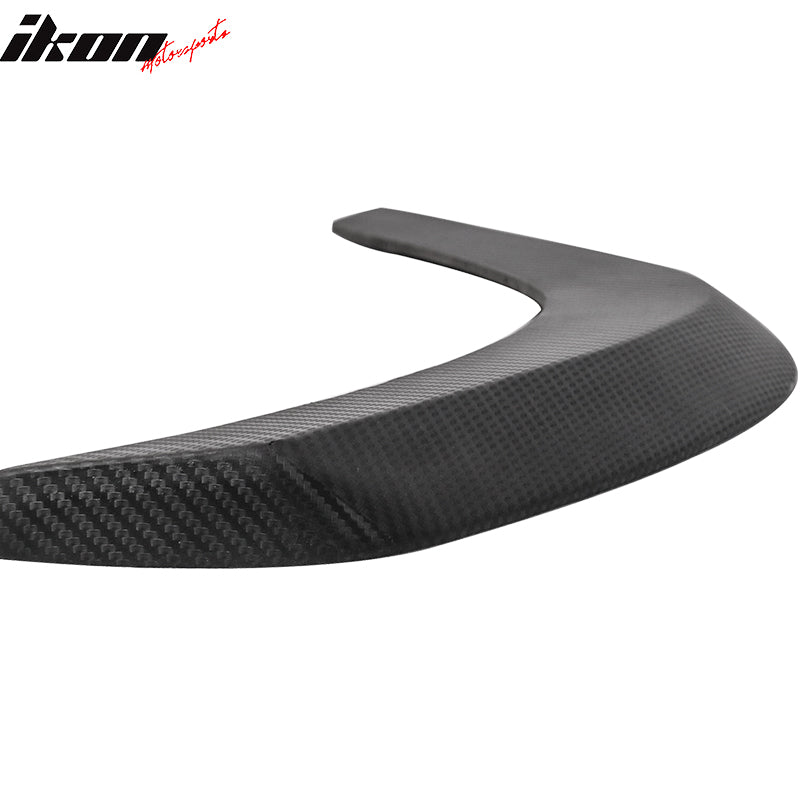Universal 27x9" Carbon Fiber Print Front Rear Bumper Lip Splitter 2PCS
