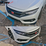 Universal 24x4" IKON Style Add On Front Bumper Lip Splitter PP 2PCS