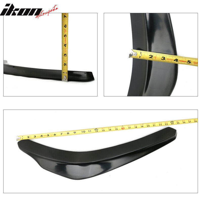Universal 24x4" IKON Style Add On Front Bumper Lip Splitter PP 2PCS