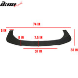 Universal Type 3 Front Bumper Lip Splitter PU