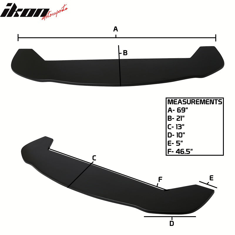 Universal Type 4 Front Bumper Lip Spoiler Valance Guard PP