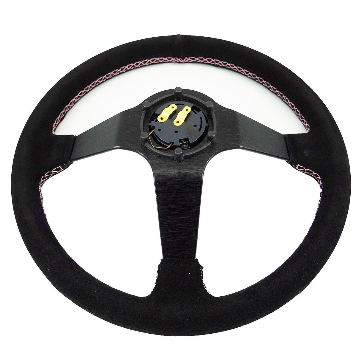 Bliss 350mm Steering Wheel + Short Hub Adapter Kit For Mazda Miata RX-7 RX-8 MX-3 MX-6