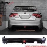 2006-2011 Honda Civic Sedan Rear Lip Spoiler PP LED 3RD Brake Lamp