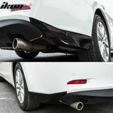 2014-2017 Mazda 6 Black Rear Bumper Lip Diffuser Splitter ABS Plastic