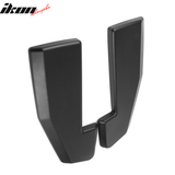 Universal V1 Style Matte Black 2PCS Rear Bumper Lip Splitters Guard PP