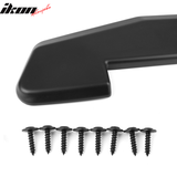 Universal V1 Style Matte Black 2PCS Rear Bumper Lip Splitters Guard PP