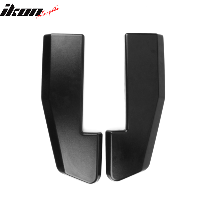 Universal V1 Sanded Black Rear Bumper Splitter Lip With 8 Screws PP