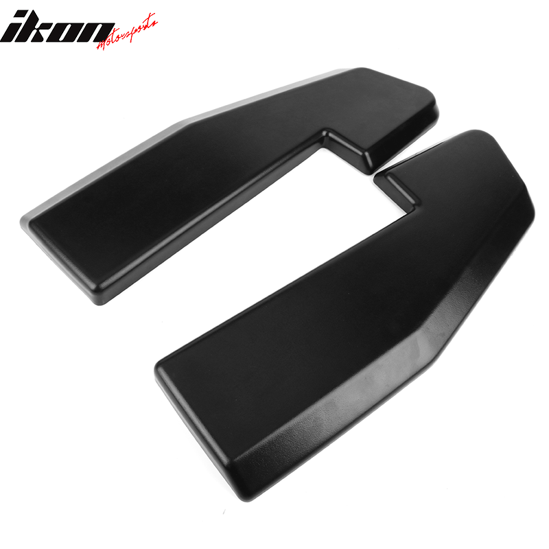 Universal V1 Sanded Black Rear Bumper Splitter Lip With 8 Screws PP