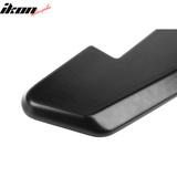 Universal V1 Sanded Black Rear Bumper Splitter Lip With 8 Screws PP