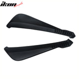 Universal V1 Style Unpainted 2PC Rear Bumper Lip Diffuser Splitters PP