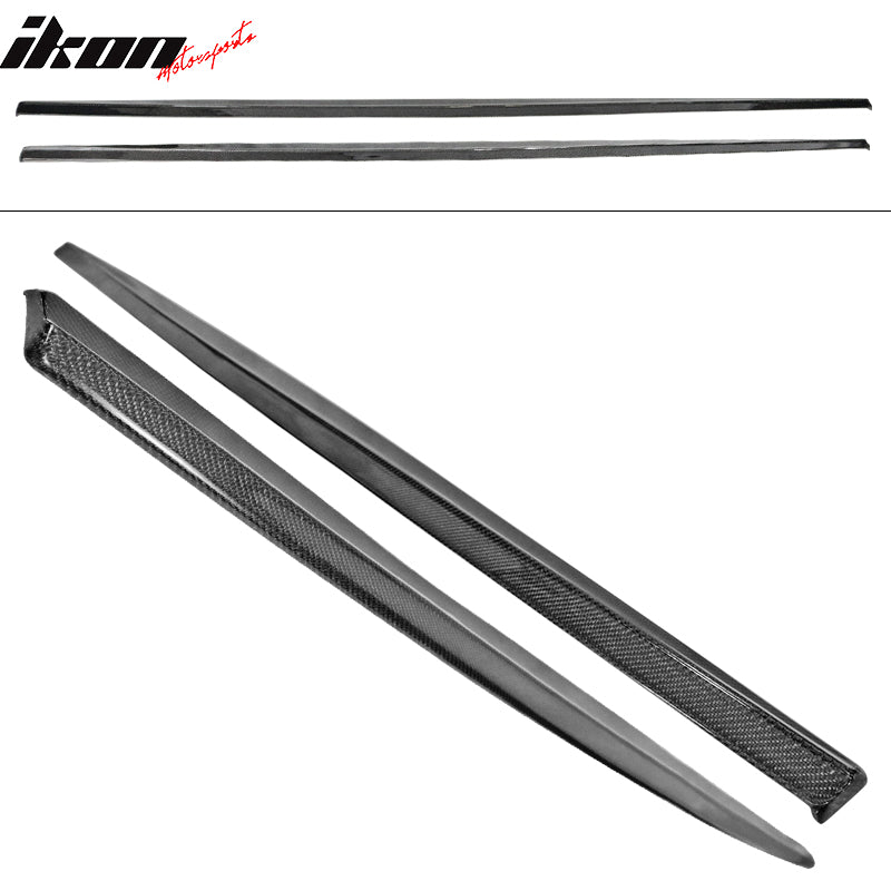 2011-2016 BMW F10 M Tech MP Style Matte Side Skirts Carbon Fiber