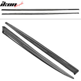 2011-2016 BMW F10 M Tech MP Style Matte Side Skirts Carbon Fiber