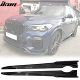 2019-2025 BMW G05 X5 M Sport Gloss Black Side Skirts Rocker Pannel PP