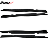 2014-2019 Chevy Corvette C7 Z06 Style Side Skirts ABS Gloss Black
