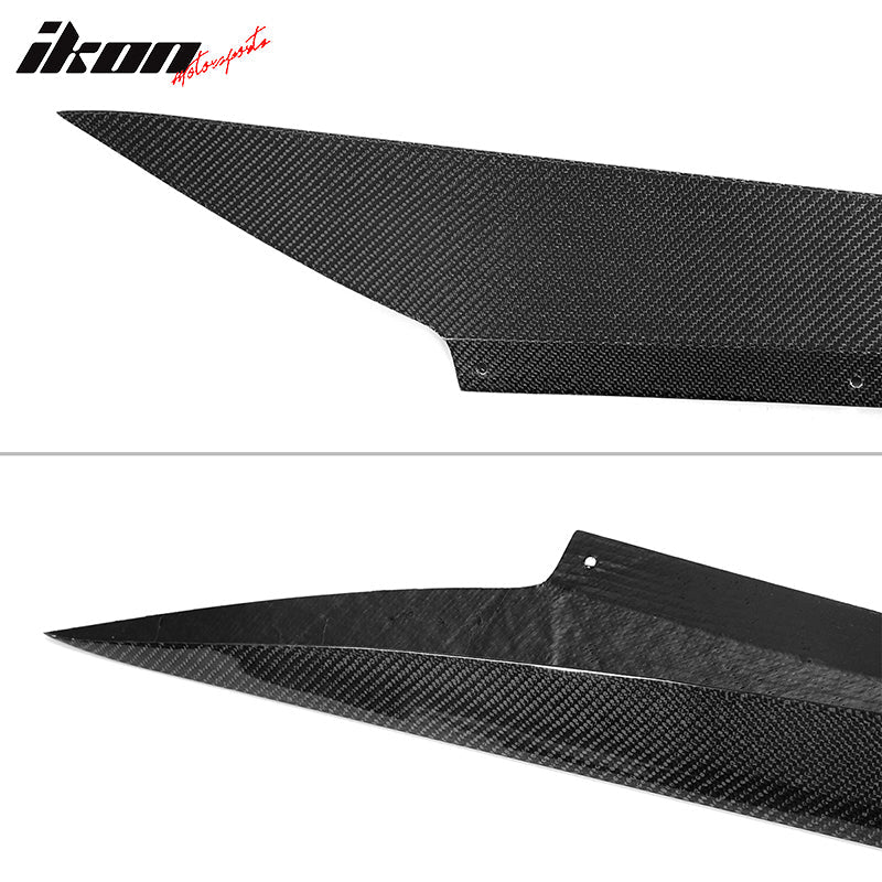 2020-2025 Chevy Corvette C8 Z51 Style Carbon Fiber CF Side Skirts 2PCS