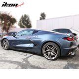 2020-2025 Chevy Corvette C8 Z51 Style Carbon Fiber CF Side Skirts 2PCS
