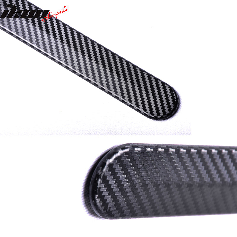 1996-2000 Honda Civic 2Dr 3Dr Side Door Molding Carbon 3D Look ABS