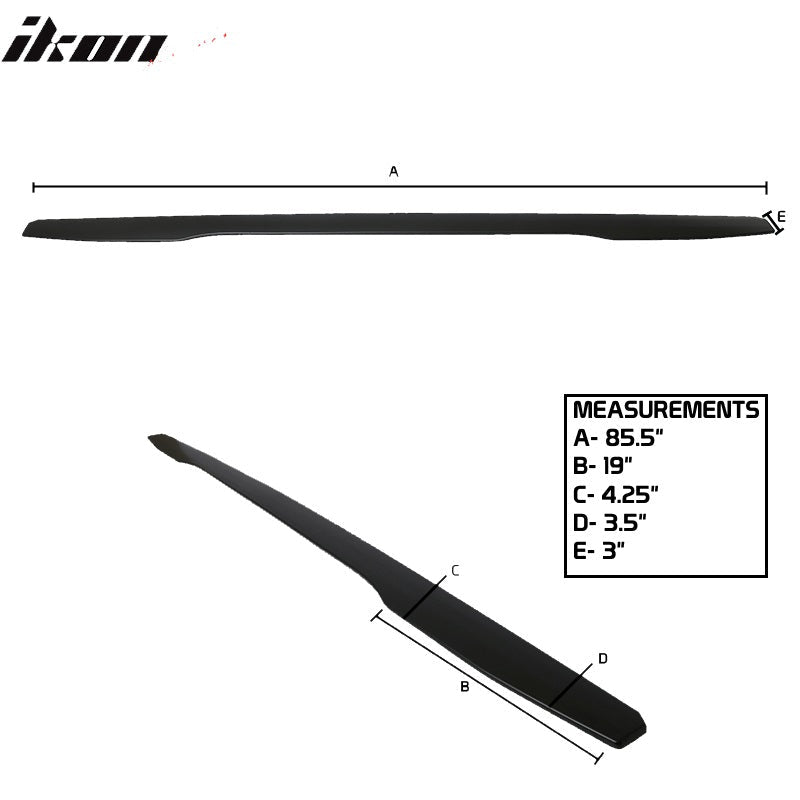Universal 85.5 Inch IKON V3 Side Skirts Extension Pair PP