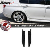 Universal V4 Side Skirts Winglet Wind Blades Rocker Splitter PU 2PC