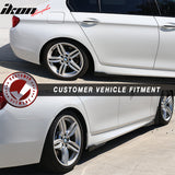 Universal V4 Side Skirts Winglet Wind Blades Rocker Splitter PU 2PC