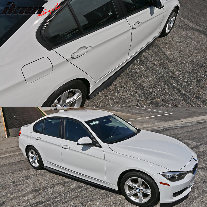 2012-2018 BMW 3 Series F30 CF Flat Bottom Line Side Skirt Extension