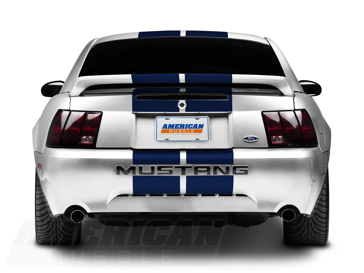 SEC10 GT500 Style Stripes; Blue; 10-Inch (94-04 Mustang)