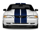 SEC10 GT500 Style Stripes; Blue; 10-Inch (94-04 Mustang)