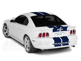 SEC10 GT500 Style Stripes; Blue; 10-Inch (94-04 Mustang)