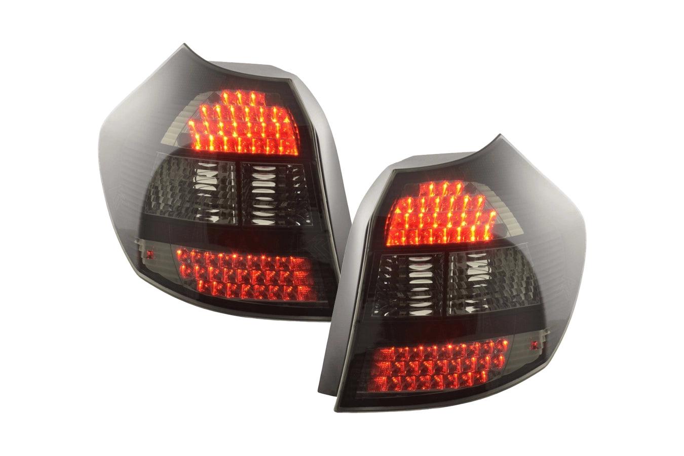 BMW 1 Series Type E87 Black LED Taillights(2004-2007) - K2 Industries