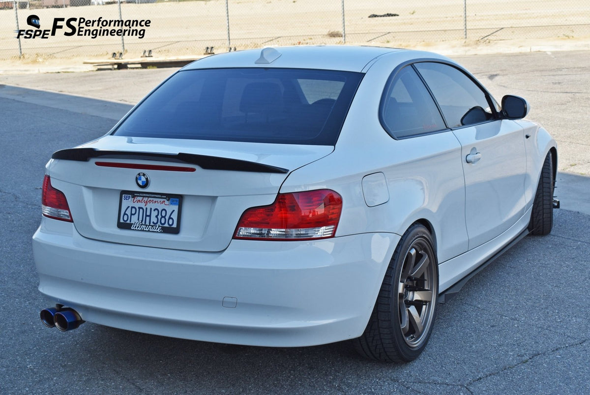 BMW 128i / 135i (2007-2013) E82 Aluminum Side Skirt Extensions V1 & V2