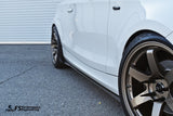 BMW 128i / 135i (2007-2013) E82 Aluminum Side Skirt Extensions V1 & V2