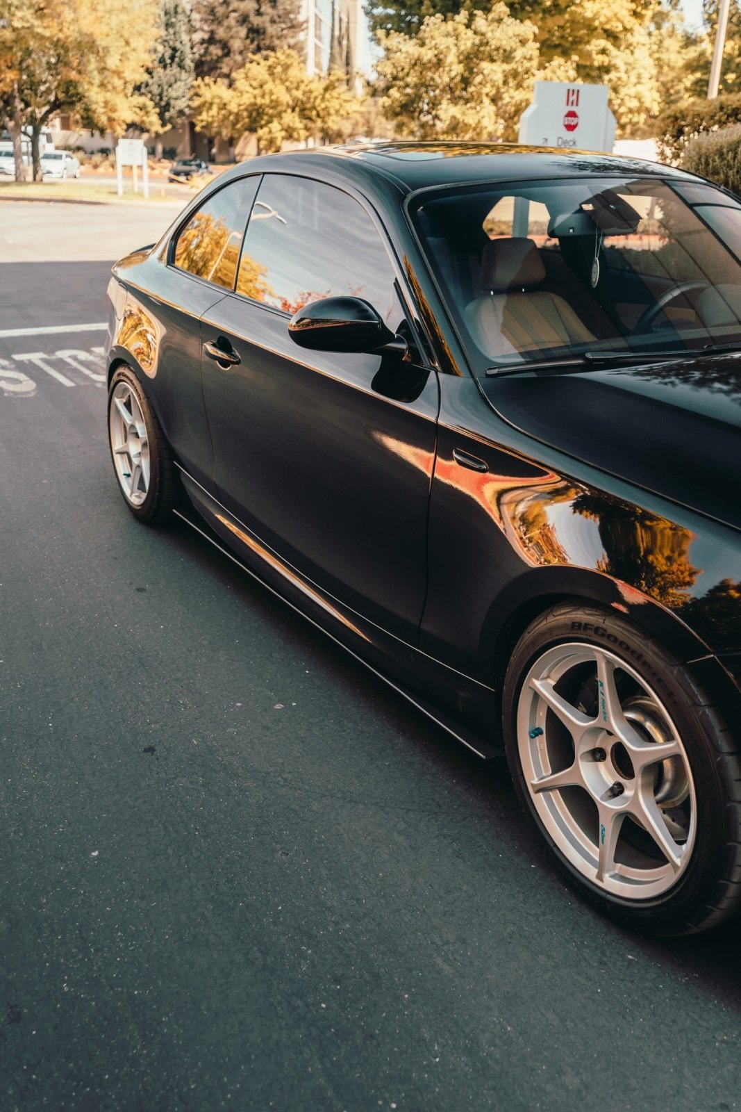 BMW 128i / 135i (2007-2013) E82 Carbon Fiber Side Skirt Extensions