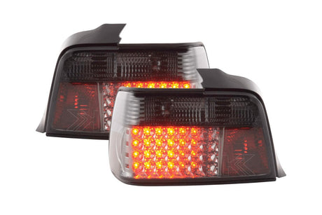 BMW 3-series E36 Sedan Smoked LED Taillights Set (1991-1998) - K2 Industries