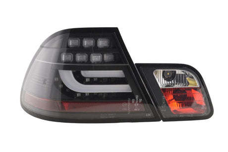 BMW 3-series E46 Coupe Black LED LightBar Taillights Set (2003-2007) - K2 Industries