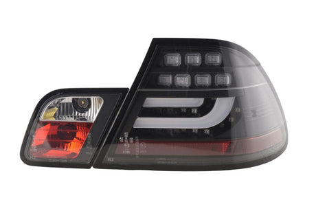 BMW 3-series E46 Coupe Black LED LightBar Taillights Set (2003-2007) - K2 Industries