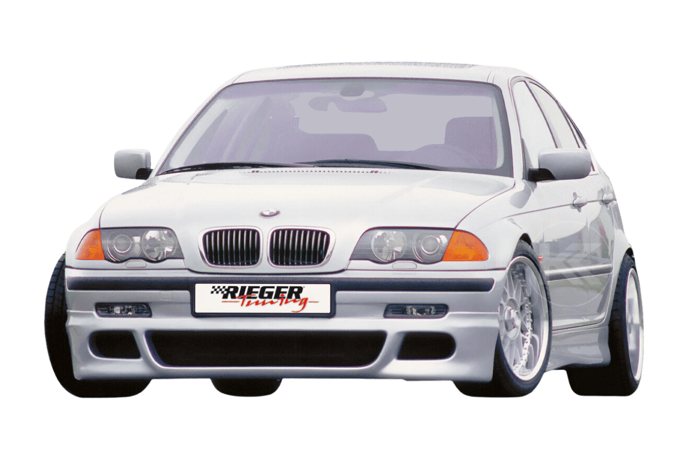 BMW 3-Series E46 Rieger Sedan/Wagon Front Spoiler Extension - M5 Look - K2 Industries