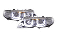 BMW 3-series E46 Sedan/Touring Chrome U Eye Headlights (2002-2005) - K2 Industries