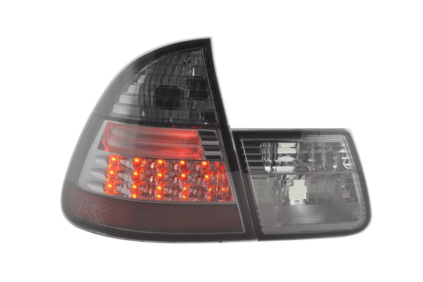BMW 3-series E46 Wagon/Touring Smoked LED Taillights Set (1999-2005) - K2 Industries