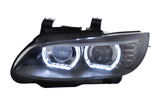 BMW 3-Series E92 / E93 Black Headlights 2006-2010 - For AFS Models - K2 Industries