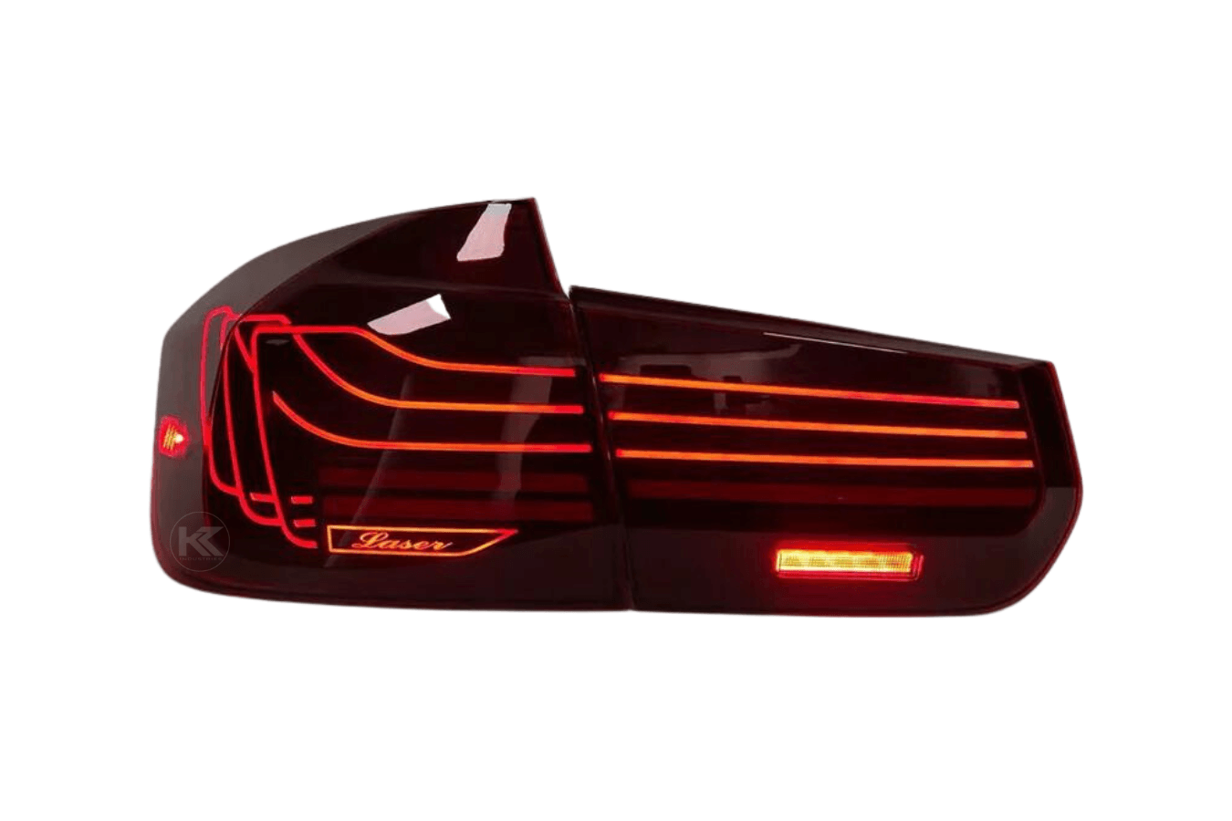 BMW 3-Series F30/F80 CSL Laser Style Tail Lights - (RGB Color Changing) - 2013-2018 - K2 Industries
