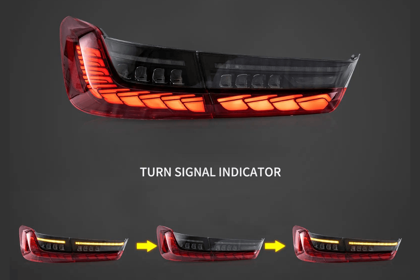BMW 3-Series G20/G28/G80 Dragon Scale Style Tail Lights (2019 - 2022) - K2 Industries