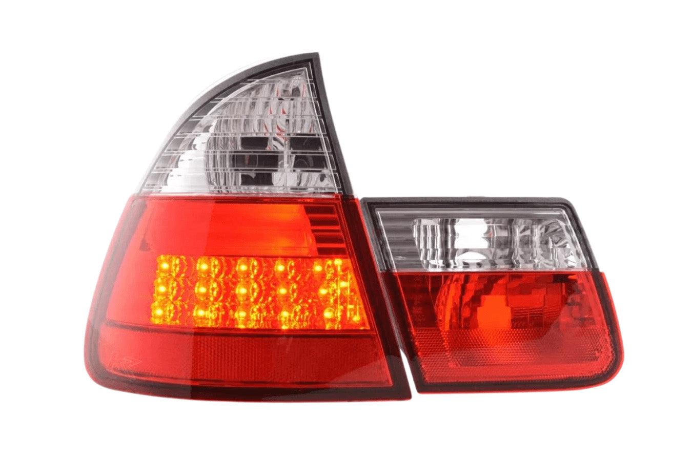 BMW 3 Series Wagon/Touring Red LED Taillights Set E46 (1998-2005) - K2 Industries