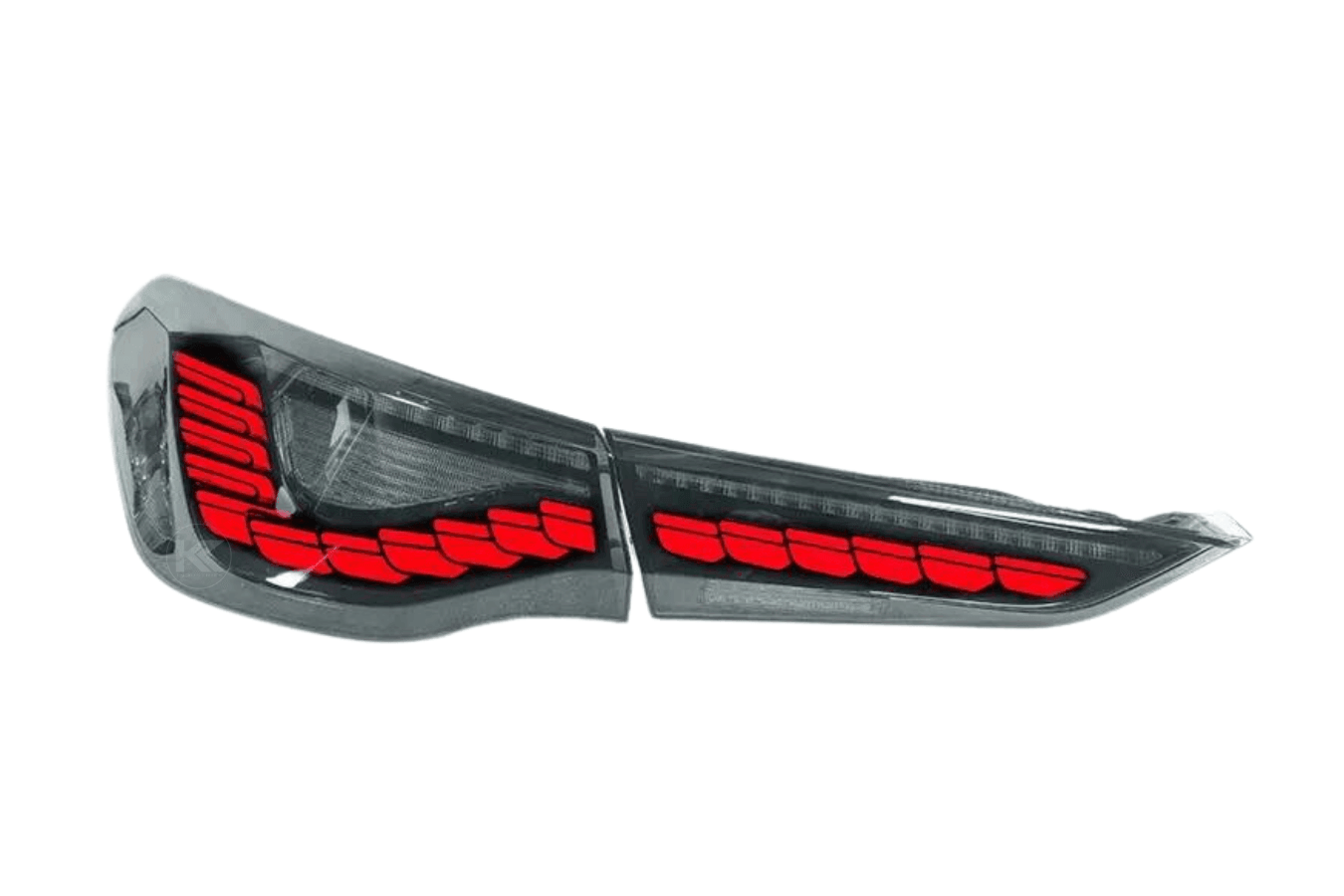 BMW 4 Series G22 G23 G26 M4 G82 G83 CSL Style Red Rear Tail Lights