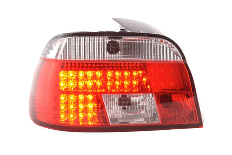 BMW 5-series E39 Sedan Red LED Taillights Set (1995-2000) - K2 Industries