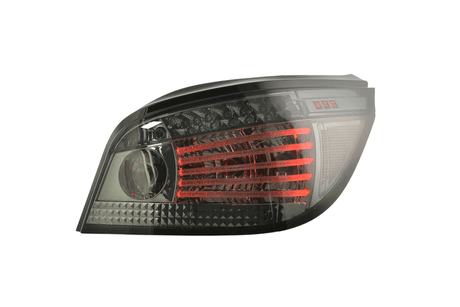 BMW 5 Series E60 Sedan Chrome/Smoked LED Taillights (2008-2009) - K2 Industries
