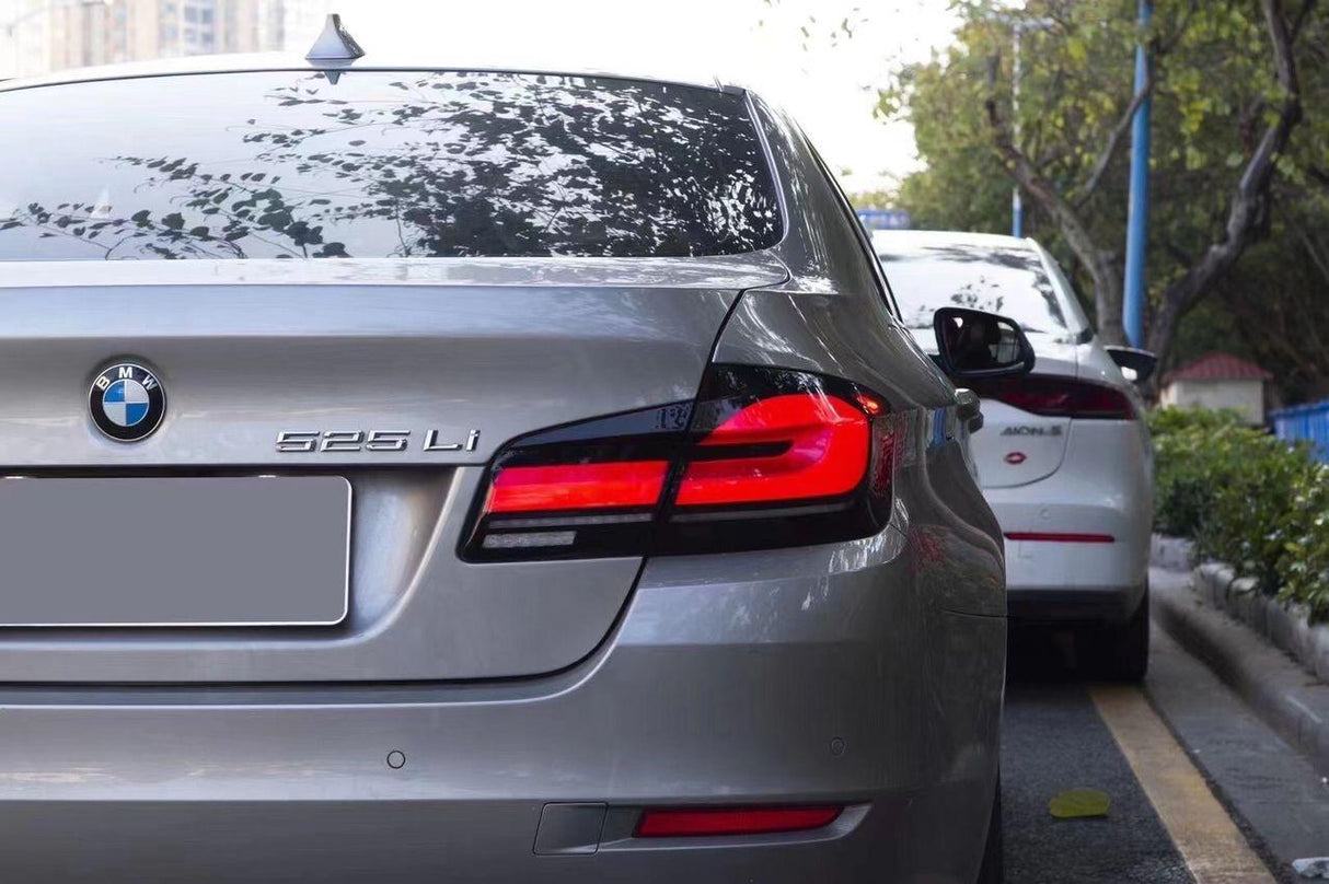 BMW 5-Series F10 F18 Clear (G30 Style) Tail Lights 2011-2017 - K2 Industries