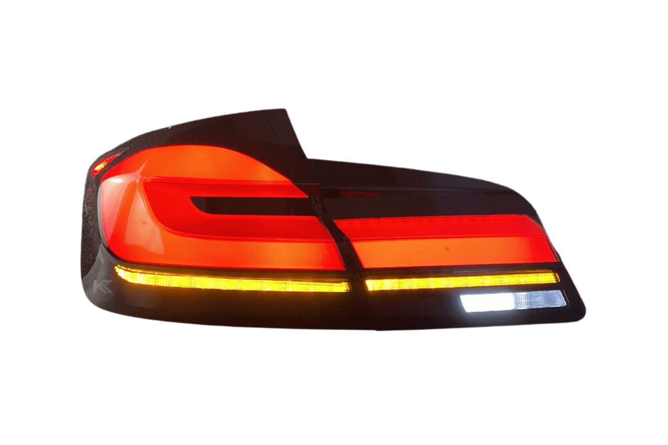 BMW 5-Series F10 F18 Clear (G30 Style) Tail Lights 2011-2017 - K2 Industries
