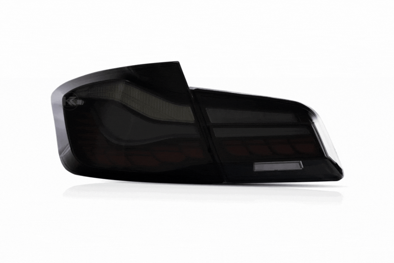 BMW 5-Series F10 F18 M5 6th Gen GTS Style -Red or Smoked- OLED Dynamic LED Tail Lights (2011-2017) - K2 Industries