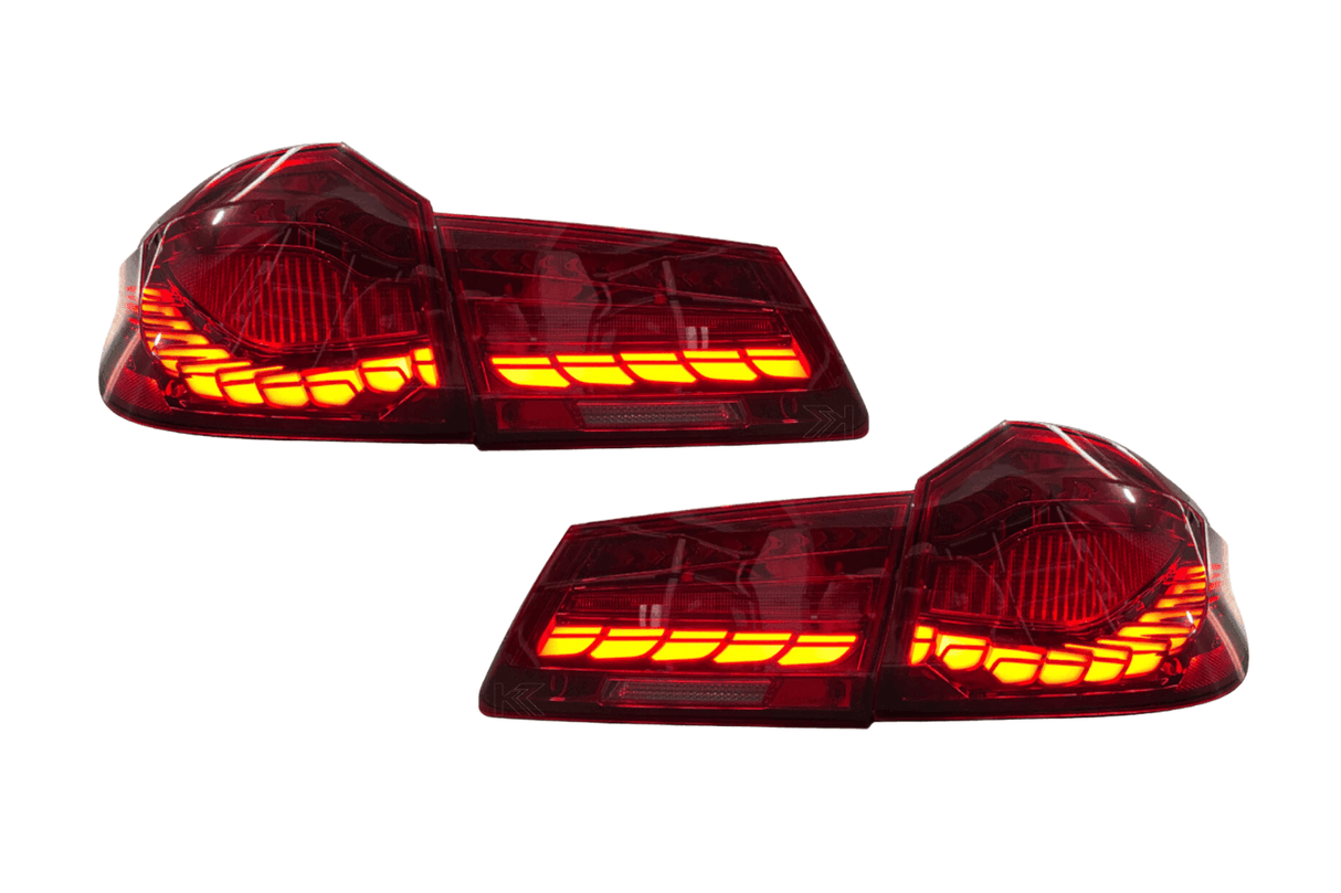 BMW 5-Series G30 G38 M5 Dragon Scale OLED Style Tail Lights (2016-2020) - K2 Industries